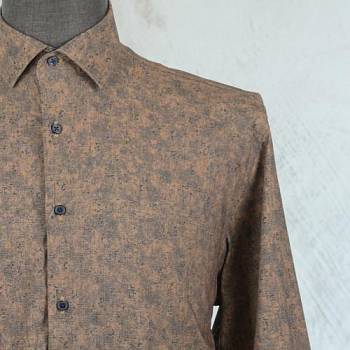 Рубашка мужская NP 1641BROWN
