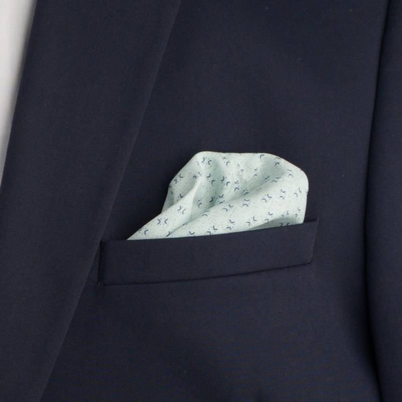 Бабочка мужская с платком 0273